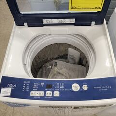 J9589　AQUA　アクア　5.0kg洗濯機　AQW-BK50G　2018年製　動作確認、クリーニング済み　【リユースのサカイ柏店】参考価格47,080円の画像
