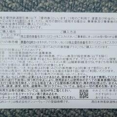 JR西日本 株主優待★鉄道割引券 4枚の画像