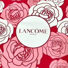 LANCOME ランコム★ピンク系バラ柄 トートバッグ　 エコバッグ:未使用:ノベルティ:布製肩掛けバッグの画像