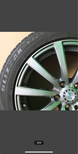 ZACK JP-110 アルミホイール 235/50R18 ブリヂストン BLIZZAK VRX-18インチ スタッドレスタイヤ付 4
