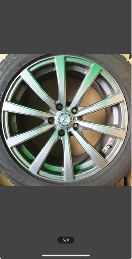 ZACK JP-110 アルミホイール 235/50R18 ブリヂストン BLIZZAK VRX-18インチ スタッドレスタイヤ付 4