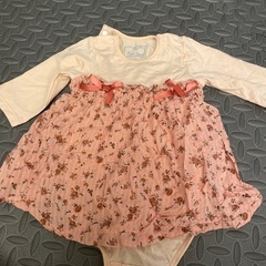 女の子　ベビー服　ワンピース風ロンパース4
