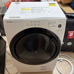 2021年式 シャープ　ドラム式洗濯機ES-S7F-WL
