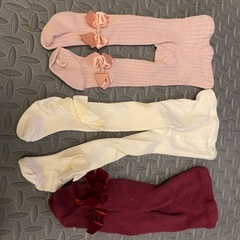 女の子　ベビー服　ベビータイツ