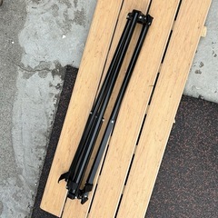ロゴス テラスパラソル AL 220US アウトドア キャンプ用品 日傘 スタンド付きの画像