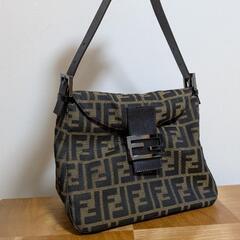 フェンディ　FENDI　トートバッグ　マンマバケット　ズッカ柄　正規品