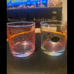 アルベロベロのガラスグラス２つセット