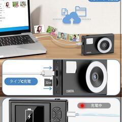 コンパクトデジタルカメラ 48MP 4K UHD 32Gメモリーカード付きの画像