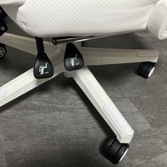 GT RACING ゲーミングチェア ホワイトの画像