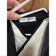 和服ロンパース　70cm 綿100%の画像