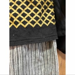 和服ロンパース　70cm 綿100%の画像