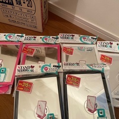 ダイソー スクエアスタンドミラー 6枚