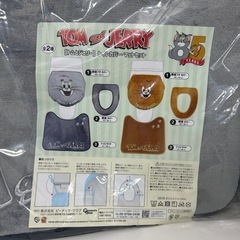 トムとジェリー　トイレカバー　マットセットの画像
