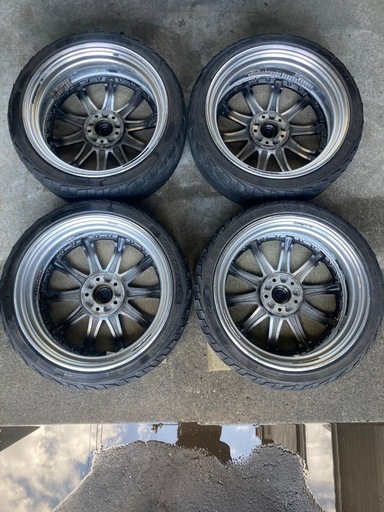 WORK SCHWERT SW4 19インチ アルミホイール 7.5J +45 5H 114.3