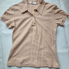 Fiesta キャメルベージュ 半袖 シャツ Mサイズの画像