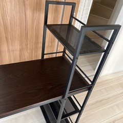 不二貿易 棚付きデスクの画像