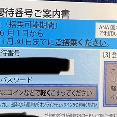 ANA優待券