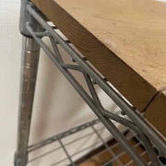 スチールラック+天板の画像