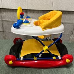 KATOJI カトージ ディズニー ミッキー 2WAY 歩行器 ロッキング 幅55cm×奥行75cm×高さ60cm の画像