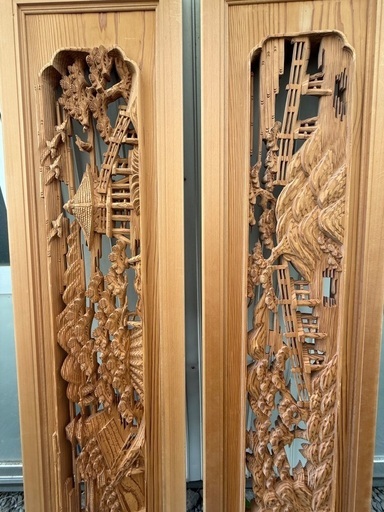 近江八景？欄間