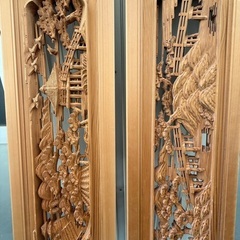 近江八景？欄間の画像