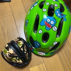 セット！子供用ヘルメットと大きな音から耳を守るイヤーマフ