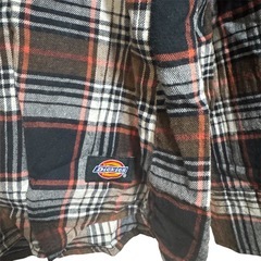【Dickies】 Girl チェック柄長袖シャツ Mの画像