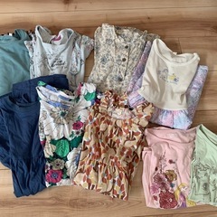 女の子　ワンピース　Tシャツ　110