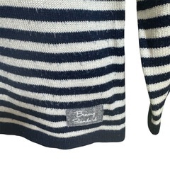【BROWNY STANDARD】 ボーダー長袖ニット Lサイズの画像