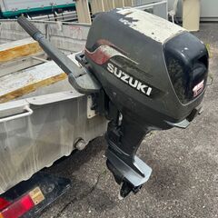アルミボート 12フィート 牽引トレーラー付 スズキDT15 01501 小型船舶用船外機付 動作不明 詳細不明 現状品の画像