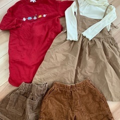 110 秋冬　ワンピース　ショートパンツ