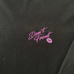 エクストララージ バックプリント ロングtシャツ ブラック Msizeの画像