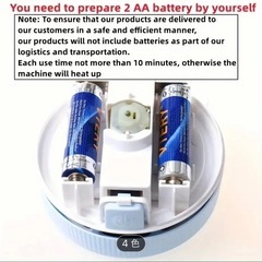 【新品・未使用】乾電池式 卓上掃除機　ピンクの画像