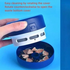 【新品・未使用】乾電池式 卓上掃除機　ピンクの画像