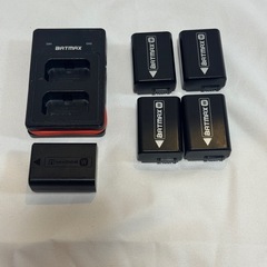 NP-FW50 純正バッテリー1個　1020mAh 互換バッテリ...