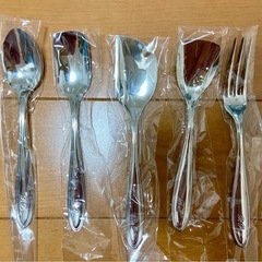 高級カトラリーセット　スプーン&フォークの画像