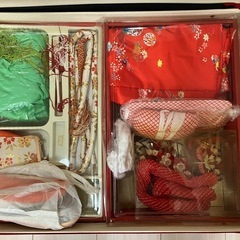 七五三　女の子　着物、小物などの画像