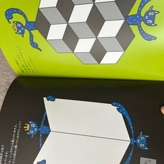 🔸トリックアート図鑑🔸だまし絵🔸左脳トレーニングの画像