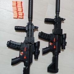 スポンジ弾使用のセミオートライフル銃セット