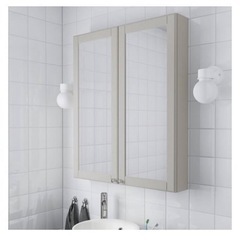 IKEA GODMORGON 収納付きミラーキャビネット　洗面台...