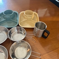 キャンプ　食器　皿 の画像