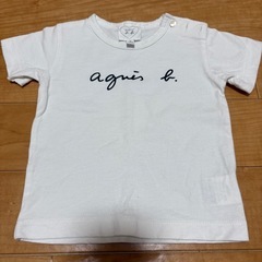 アニエスベー　ロゴプリントTシャツ70cm