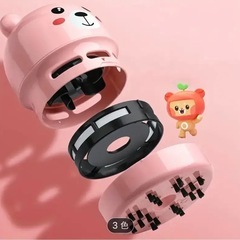 【新品】卓上掃除機　ピンクの画像
