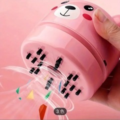 【新品】卓上掃除機　ピンクの画像