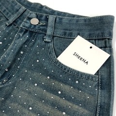 SHEENA ラインストーンデニムの画像