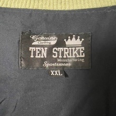 TEN STRIKE MA-1 フライトジャケット XXL ベージュ　コットンの画像