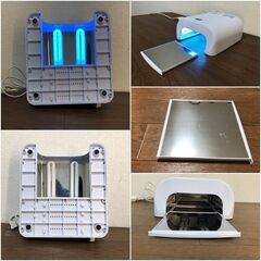 スーパーレジンUVクリスタルランプ 36W UVL　アクセサリー・手芸制作UV硬化　レジン液対応　タイマー機能(約2分)搭載　通電/動作確認済みの画像