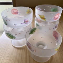 昭和レトロ食器　足つき帽子カップ