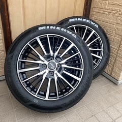 【新品】ホイール付きタイヤ4本セット　ブランド名着色！