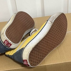 USA限定】VANS SK8HIREISSUE　イエロー/ネイビー28.5cnの画像